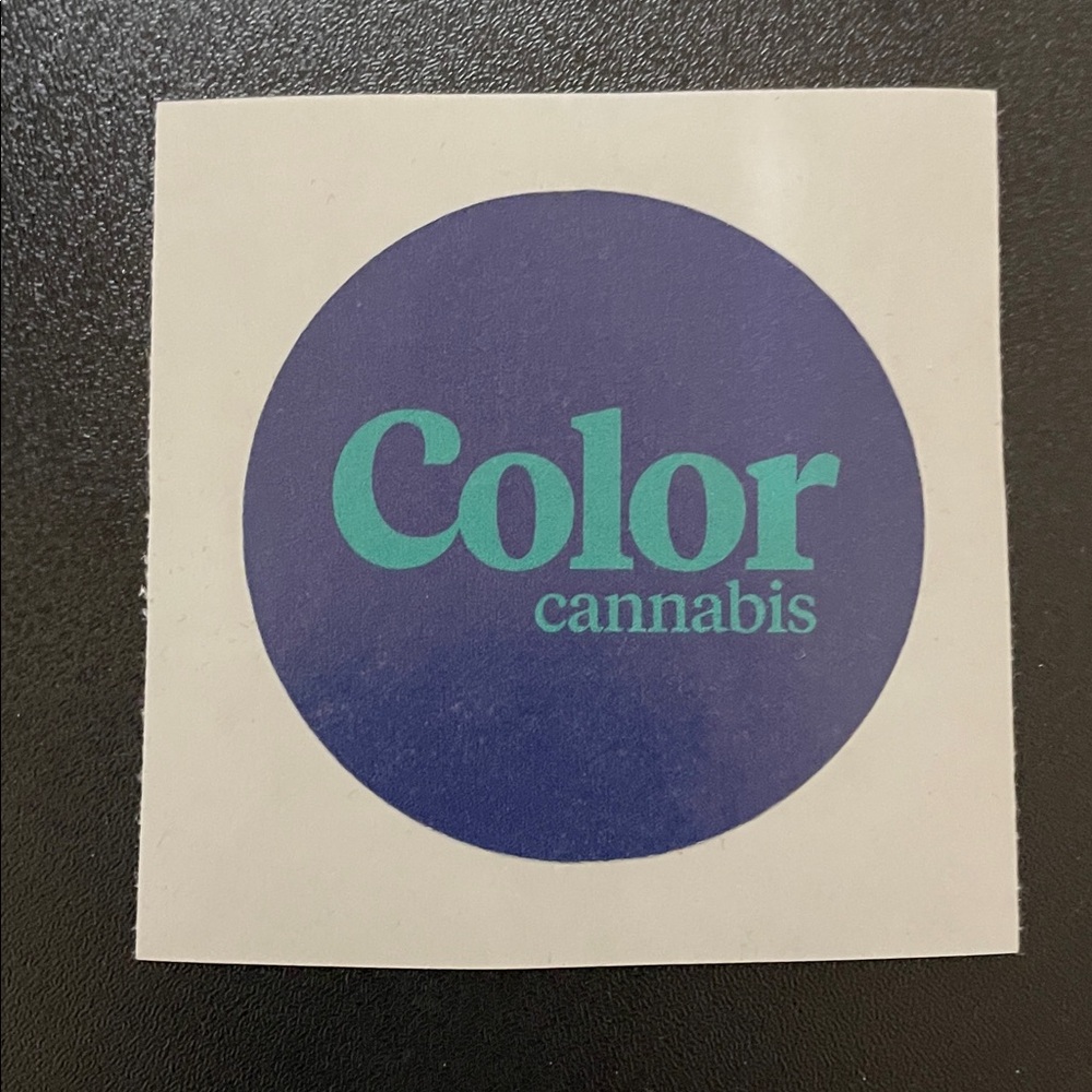 Color Cannabis Sticker